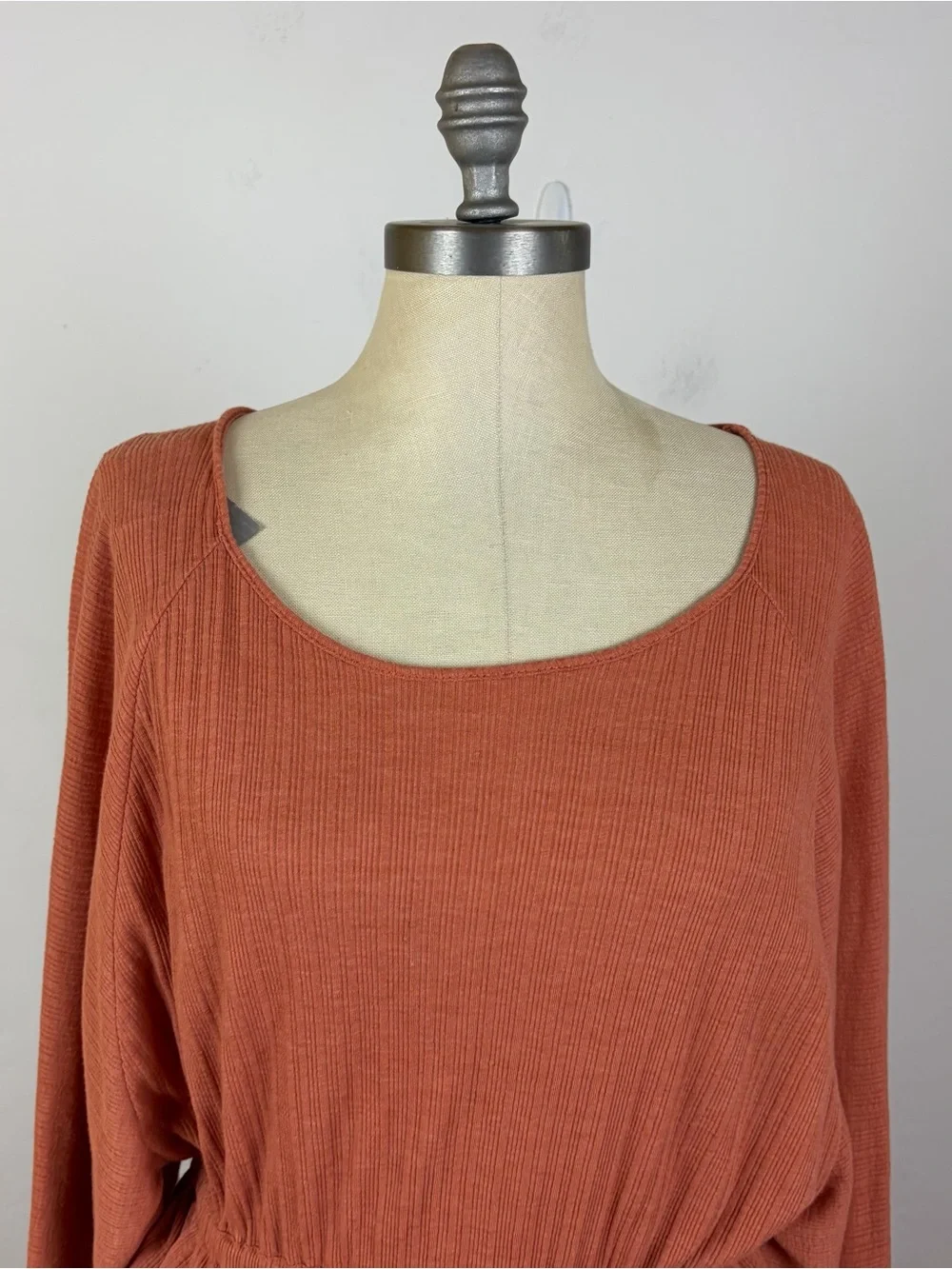 Free People Scoop Neck Long Sleeve Top